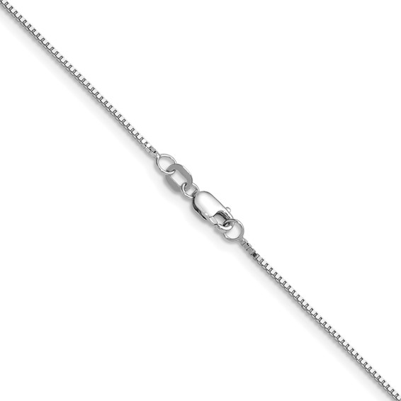 Leslie's 14K White Gold .9mm Box Chain
