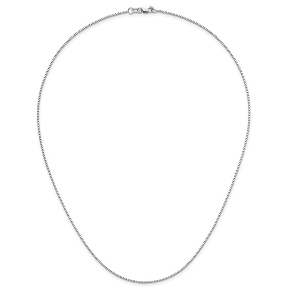 Leslie's 14K White Gold .9mm Box Chain