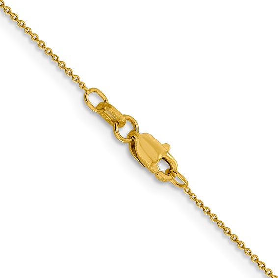 Leslie's 14K .8mm Round Cable Chain