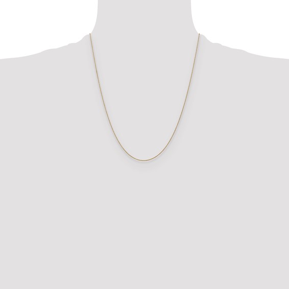 Leslie's 14K .8mm Round Cable Chain