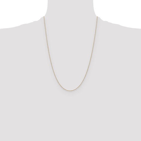 Leslie's 14K .8mm Round Cable Chain