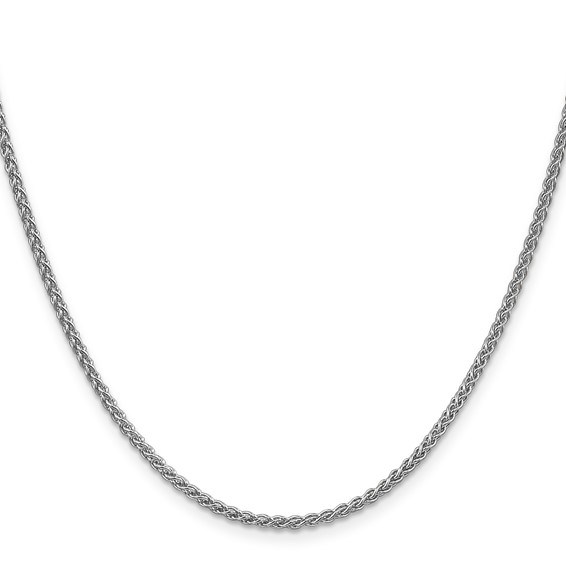 Leslie's 14K White Gold 2.1mm Spiga Chain