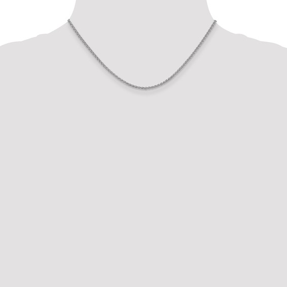 Leslie's 14K White Gold 2.1mm Spiga Chain