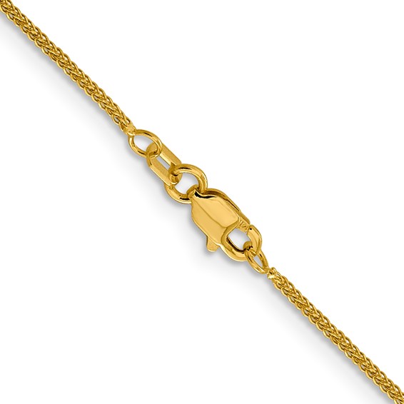 Leslie's 14K .8mm D/C Quadra Wheat Chain