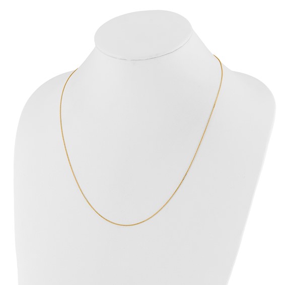 Leslie's 14K Flat Cable Adjustable Chain