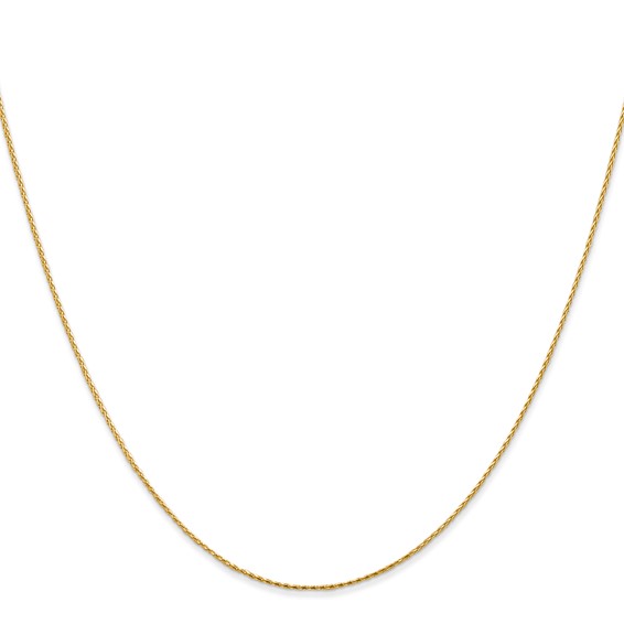 Leslie's 14K .8mm D/C Wheat Chain