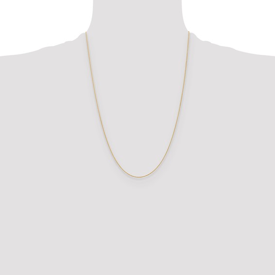 Leslie's 14K .8mm D/C Wheat Chain