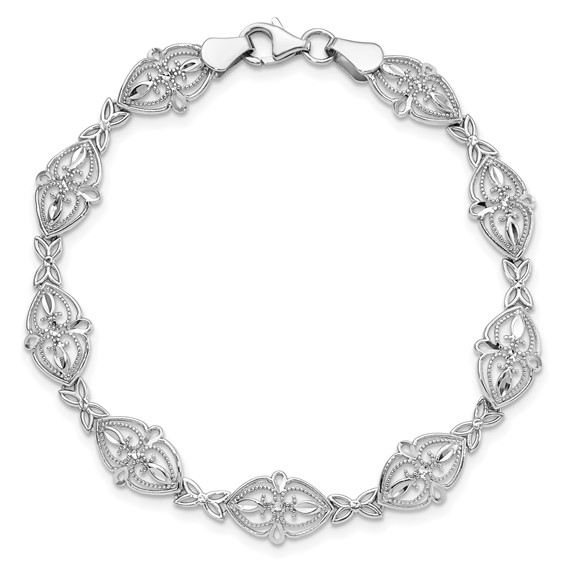 Leslie's 14K White Gold Bracelet