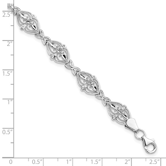 Leslie's 14K White Gold Bracelet