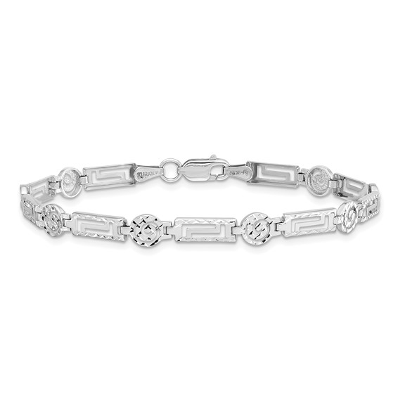 Leslie's 14K White Gold D/C Bracelet