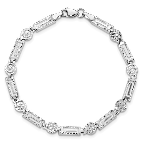 Leslie's 14K White Gold D/C Bracelet