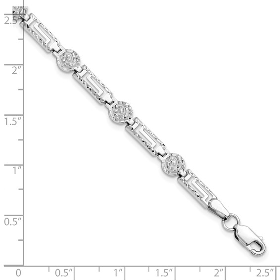 Leslie's 14K White Gold D/C Bracelet
