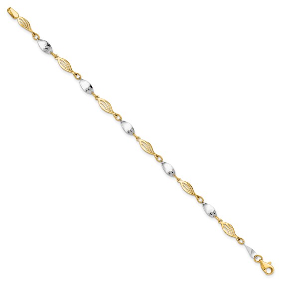 Leslie's 14K Two-tone Bracelet