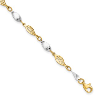 Leslie's 14K Two-tone Bracelet