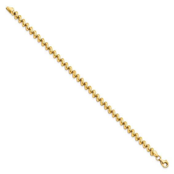 Leslie's 14K Polished Bracelet