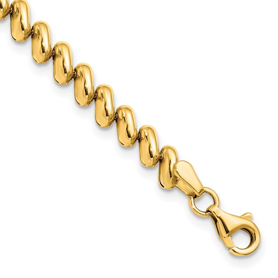 Leslie's 14K Polished Bracelet