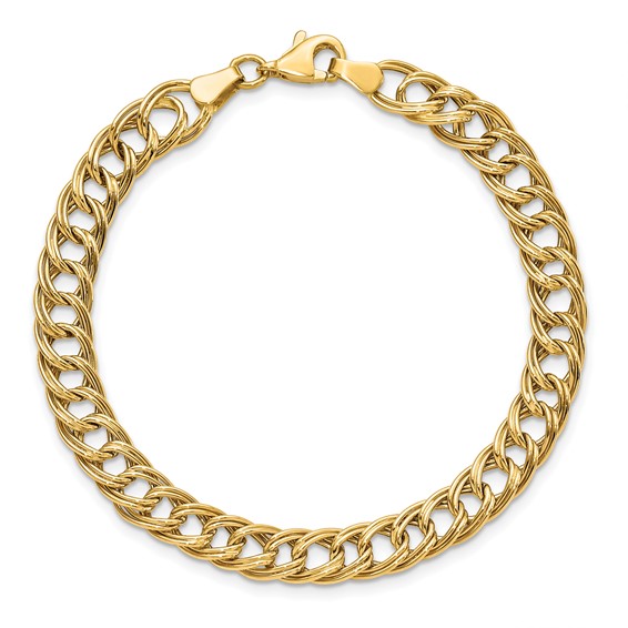 Leslie's 14K Yellow Gold Fancy Link Bracelet
