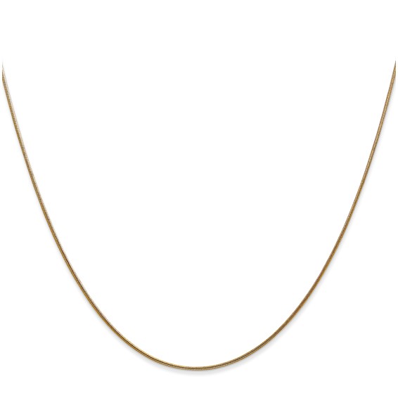Leslie's 14K .8mm Round Snake Chain