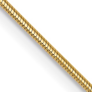 Leslie's 14K .8mm Round Snake Chain