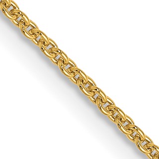 Leslie's 14K 1.1mm Round Cable Chain