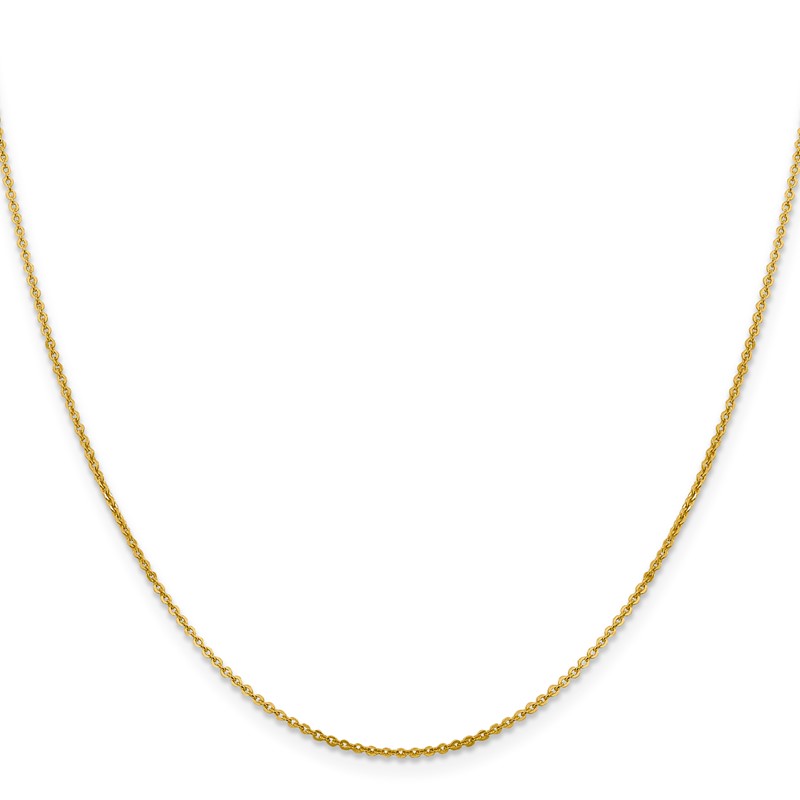 14K 1.4mm Flat Cable Chain