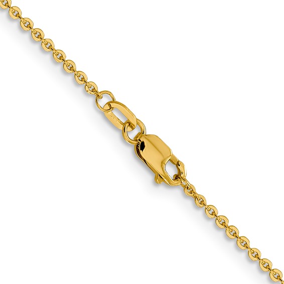 Leslie's 14K 1.4mm Flat Cable Chain