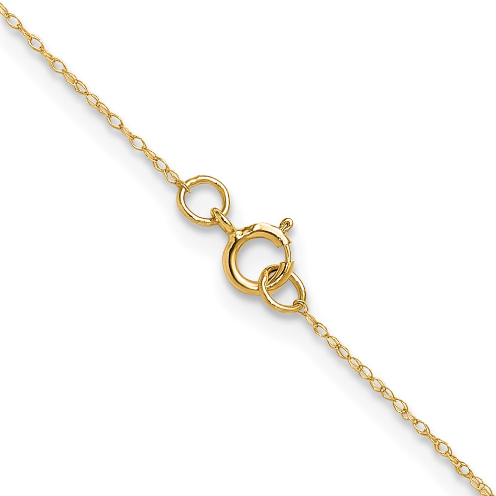 14k .4 mm Carded Cable Rope Chain (4RY-18)