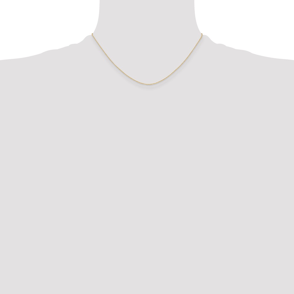14k .4 mm Carded Cable Rope Chain (4RY-16)