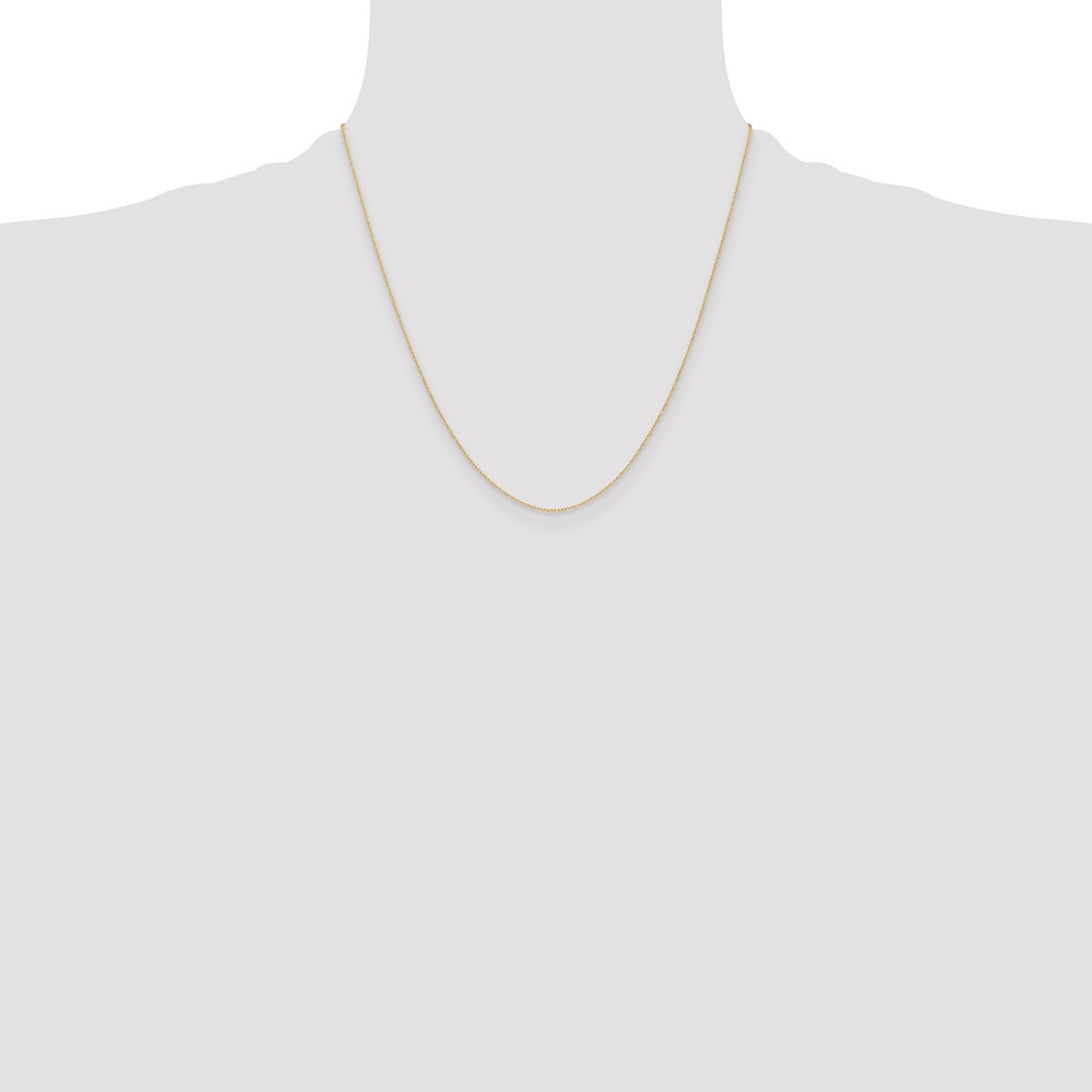 14k .4 mm Carded Cable Rope Chain (4RY-20)