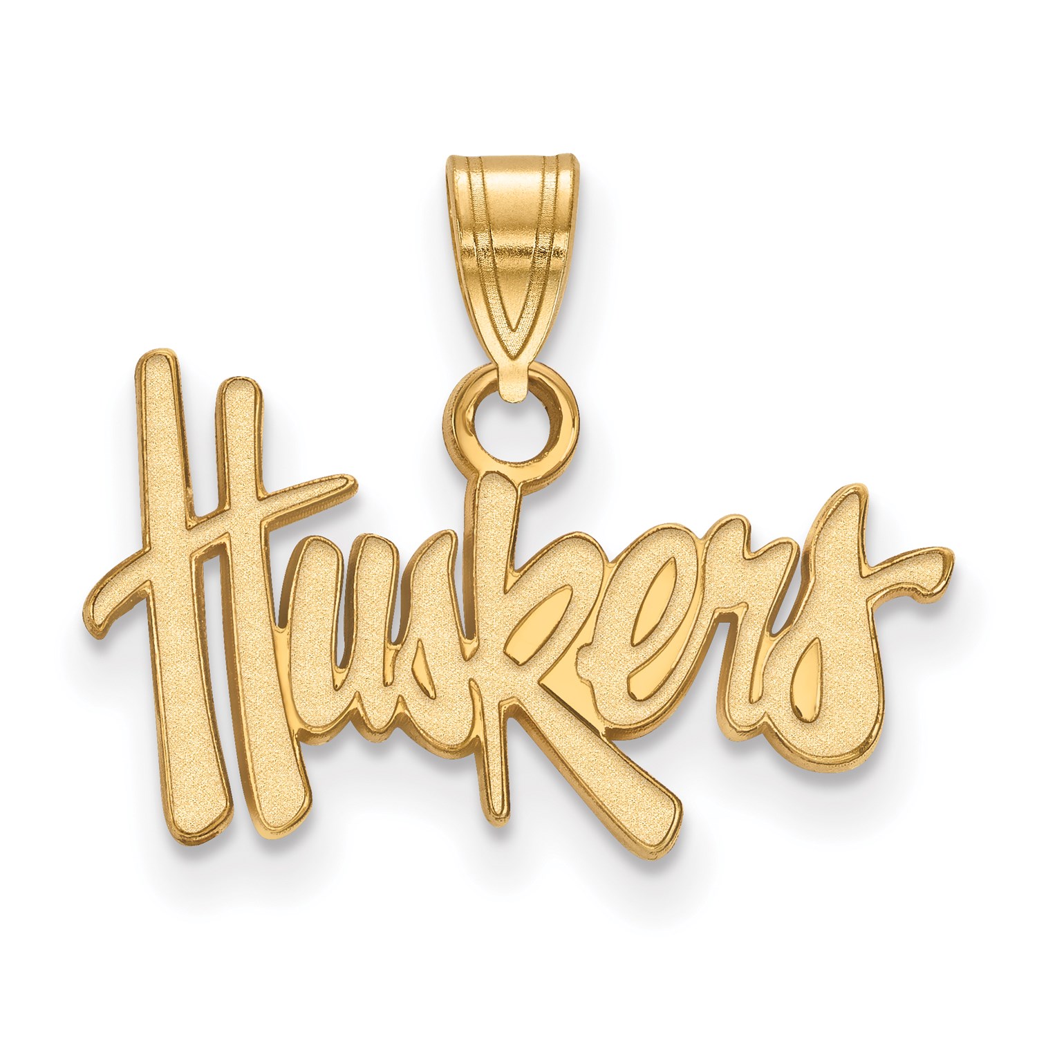 14k Yellow gold LogoArt Licensed University of Nebraska (UNK) Small Pendant 14k Yellow gold LogoArt Licensed University of Nebraska (UNK) Small Pendant