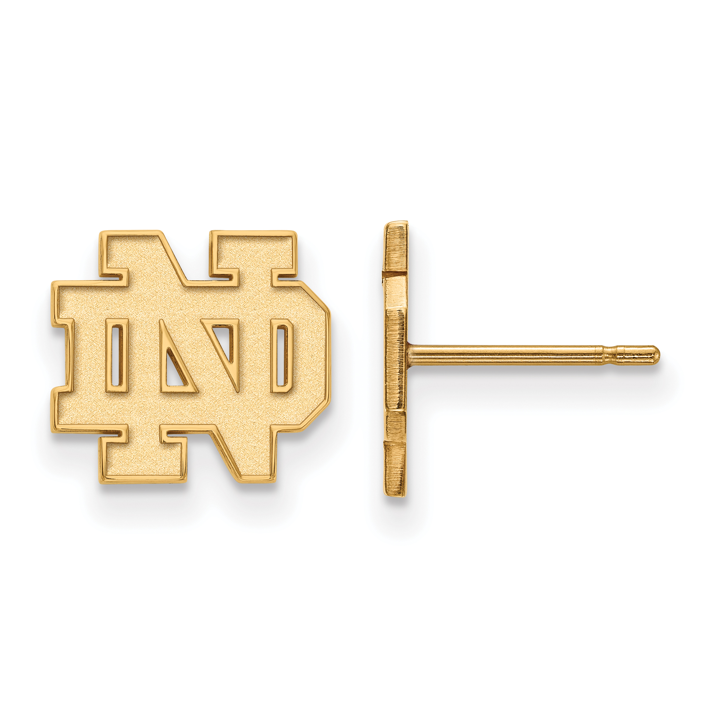 14k Yellow Gold Logoart University Of Notre Dame Crest Tie Tac