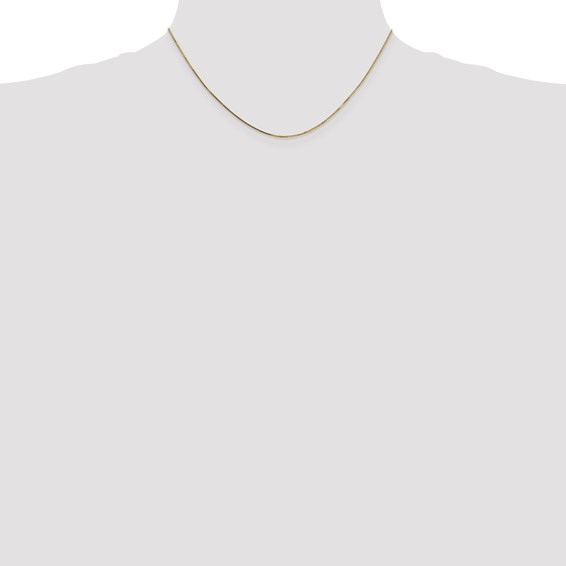 Leslie's 14K .8mm Box with Lobster Clasp Chain