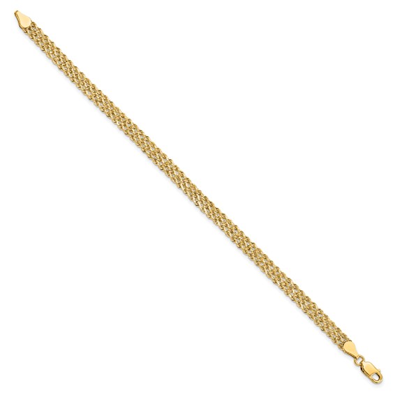 Leslie's Diamond-Cut Triple Rope Chain