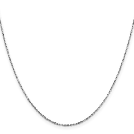Leslie's 10K White Gold 1.2 mm Loose Rope Chain