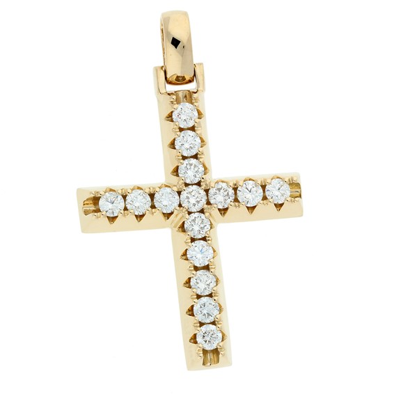 GENTS DIAMOND CROSS PENDANT MOUNTING
