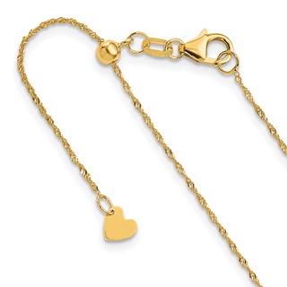 Leslie's Gold Singapore Adjustable Chain