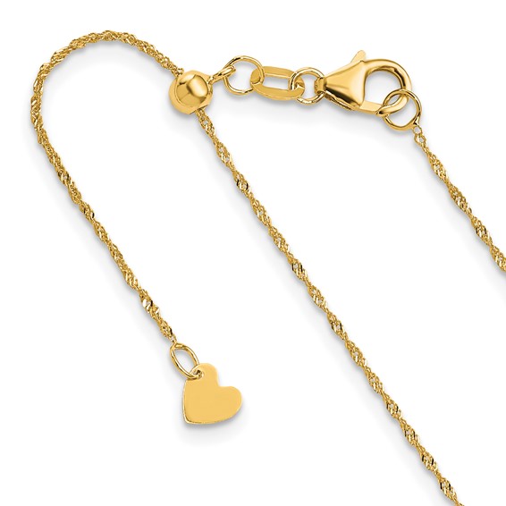 Leslie's Gold Singapore Adjustable Chain