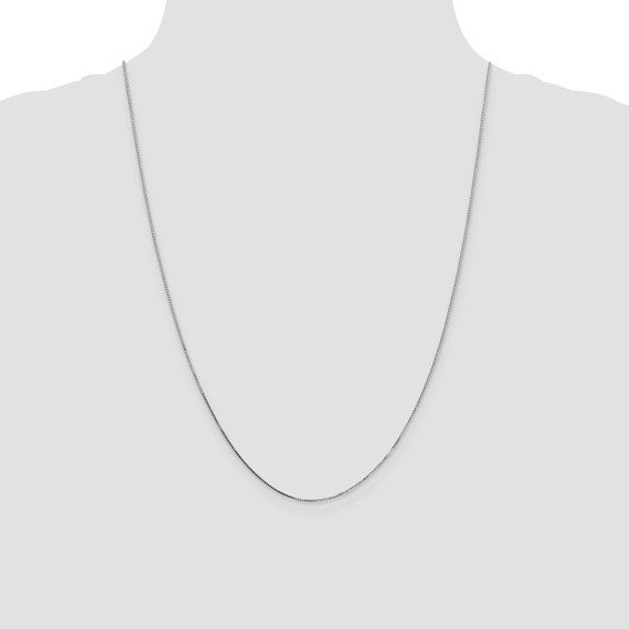 Leslie's 10K White Gold .7mm Box Chain