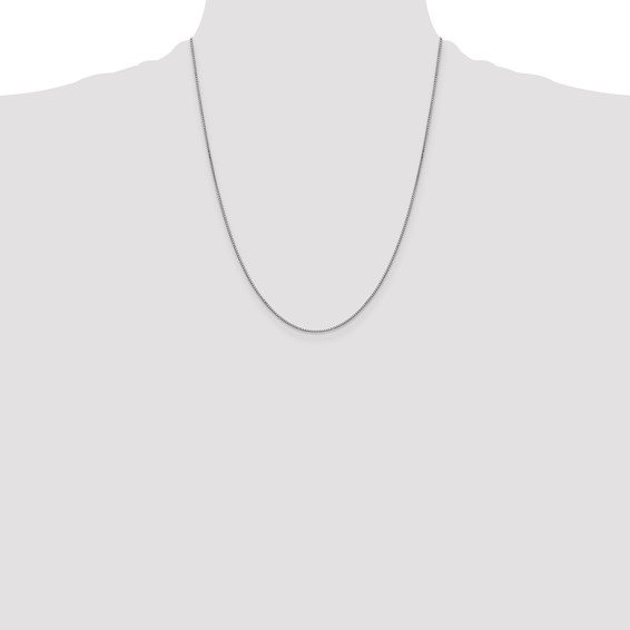 Leslie's 10k White Gold .8mm Box Chain