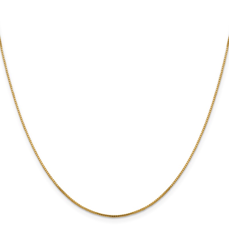 10K .95mm Sparkle Octagonal Box Chain