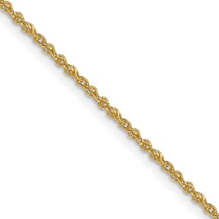 Leslie's 10k 1.3mm Sparkle Singapore Chain