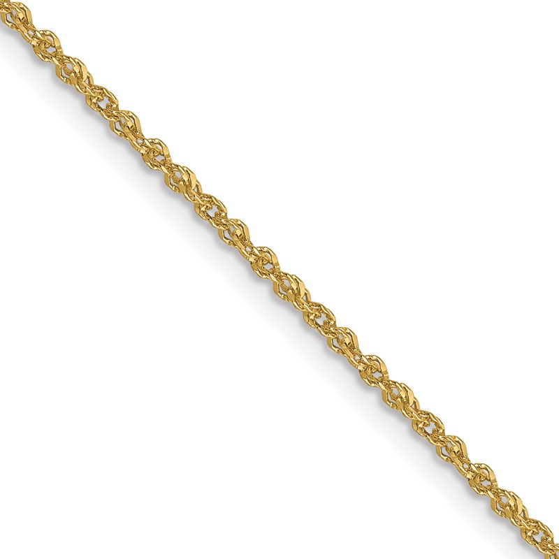 10k 1.3mm Sparkle Singapore Chain