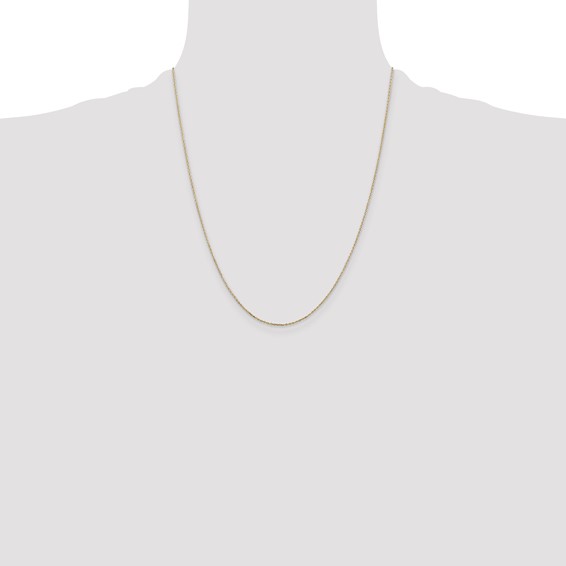 Leslie's 10k .8mm D/C Cable with Lobster Clasp Chain