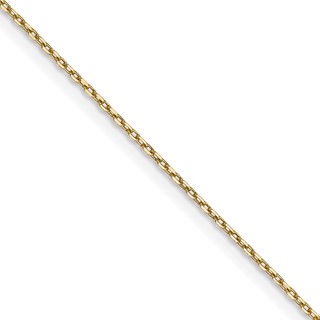 Leslie's 10k .8mm D/C Cable with Lobster Clasp Chain