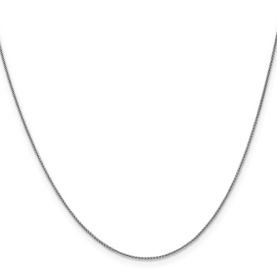 Leslie's 10k White Gold .8mm Spiga Chain