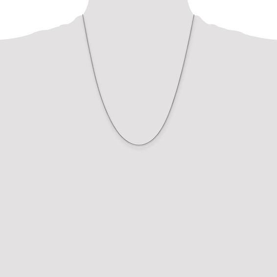 Leslie's 10k White Gold .8mm Spiga Chain