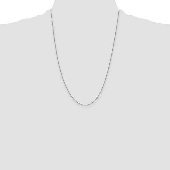 Leslie's 10k White Gold .8mm Spiga Chain