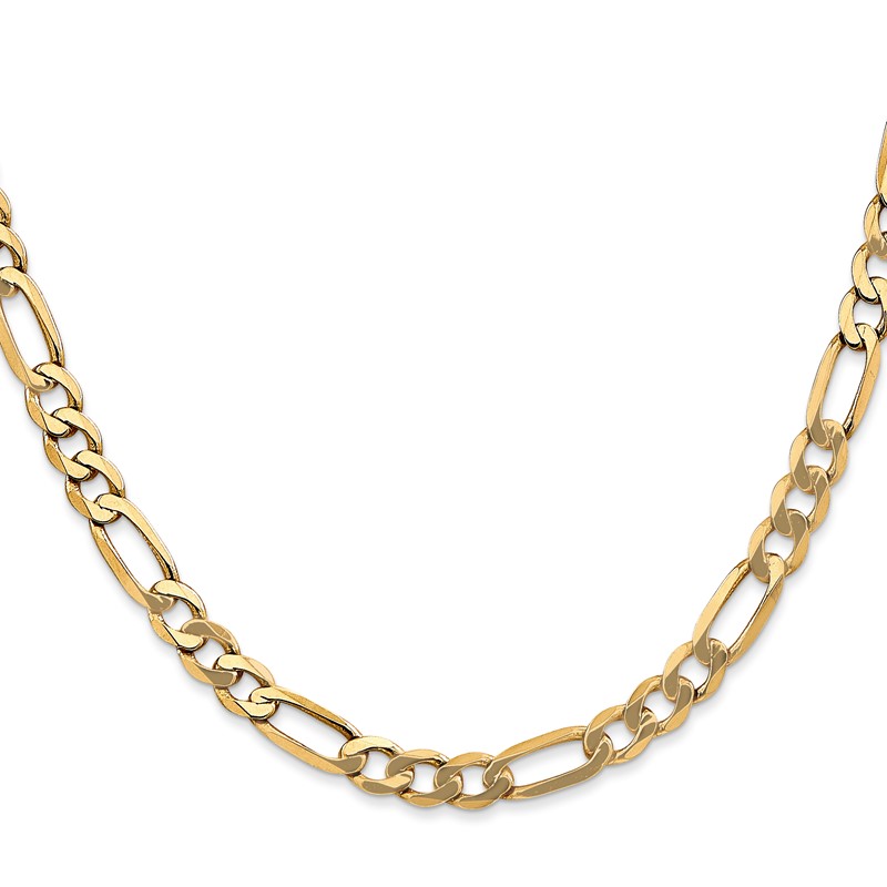 10k 5.25mm Flat Figaro Chain