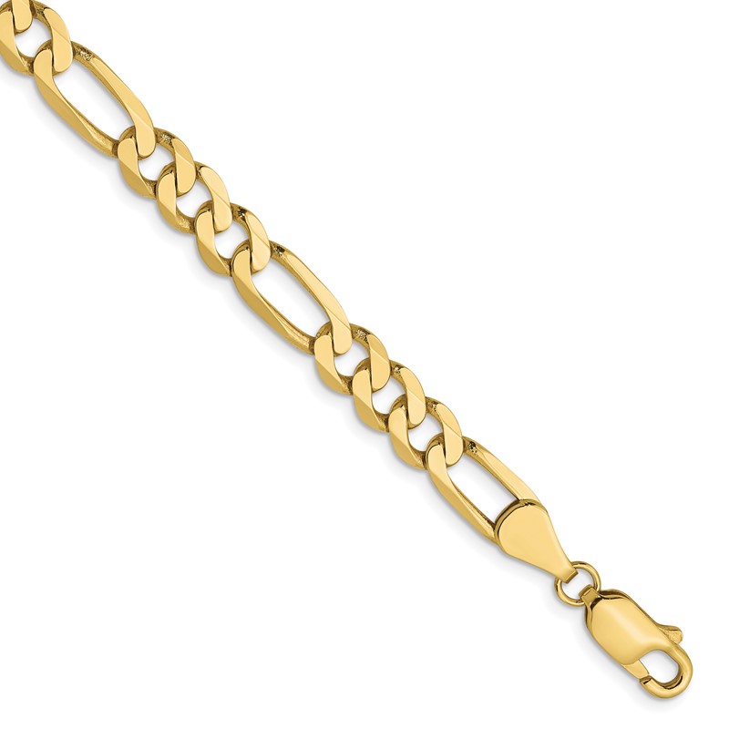 10k 5.25mm Flat Figaro Chain