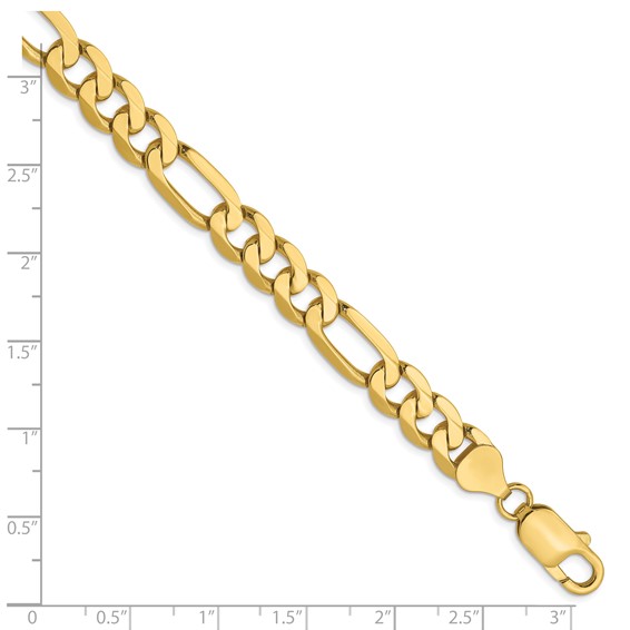 Leslie's 10k 7.5mm Flat Figaro Chain